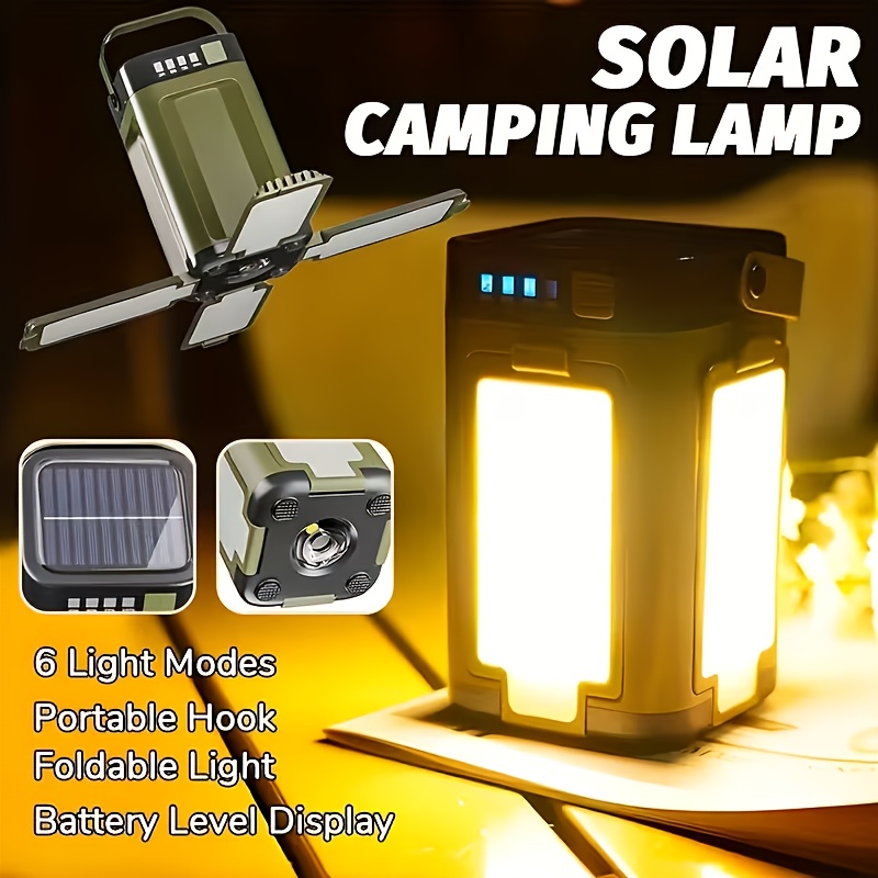 Outdoor Lighting Portable - Güneş Enerjili Taşınabilir Kamp Lambası Güneş