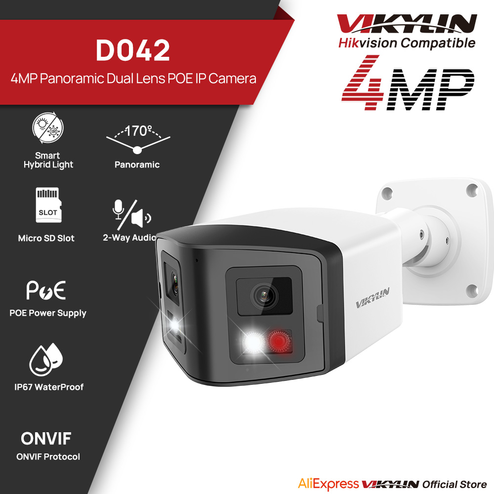 Outdoor Lighting Mains Powered - VIKYLİN 170 ° Panoramik Güvenlik IP