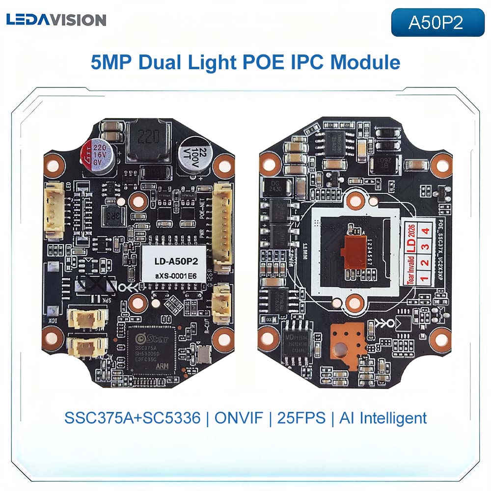 Outdoor Lighting No Electricity - A50P2 5MP POE IP Kamera Kart
