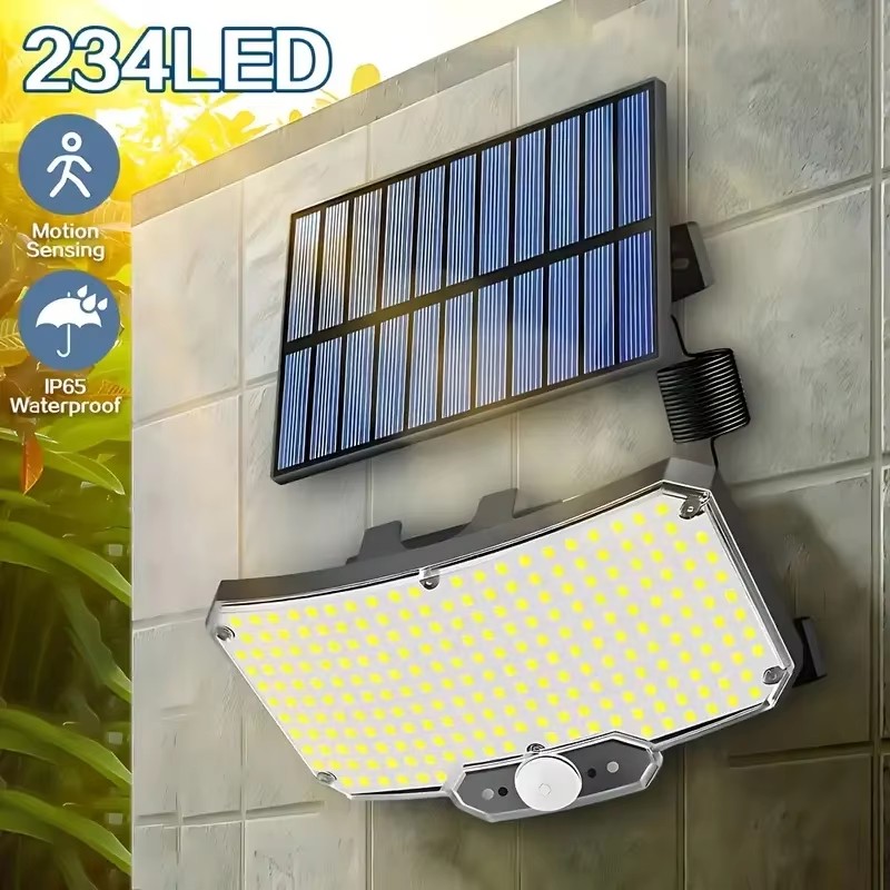 Outdoor Lighting Motion Sensor - 234LED Güneş Enerjili Dış Mekan Işıkları