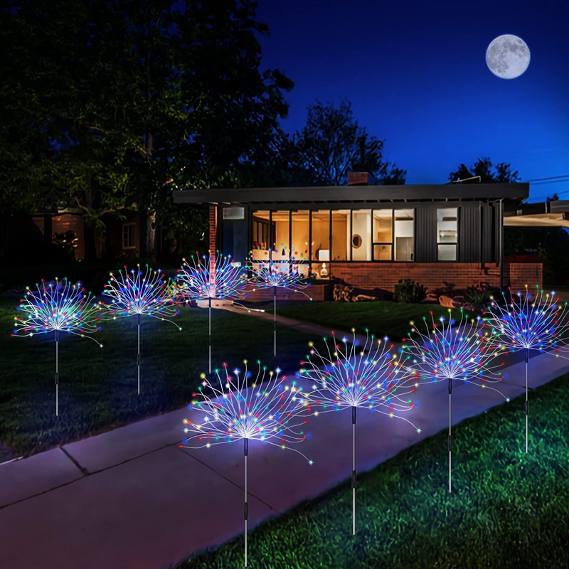Outdoor Lighting Ground - Güneş havai fişek ışıkları açık su