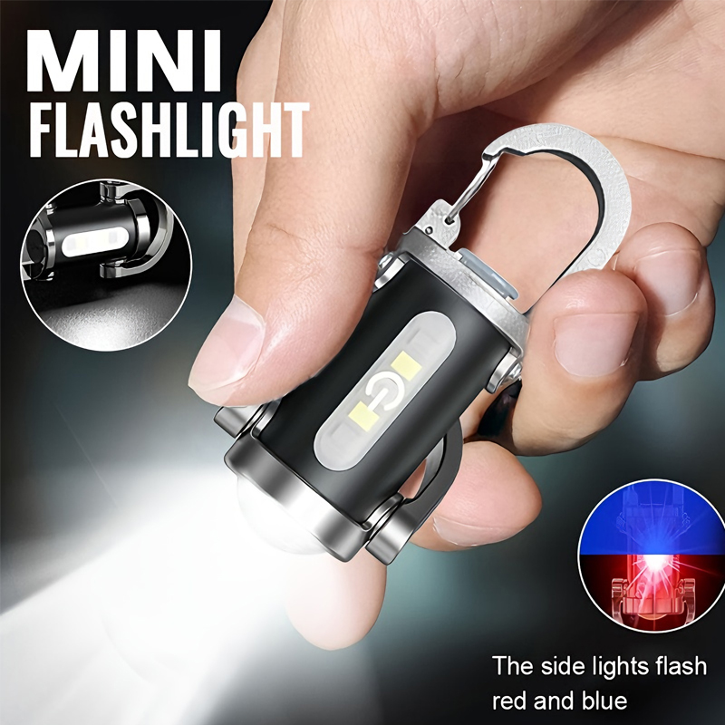 Outdoor Lighting Hooks - Mini Anahtarlık El Feneri Şarj Edilebilir