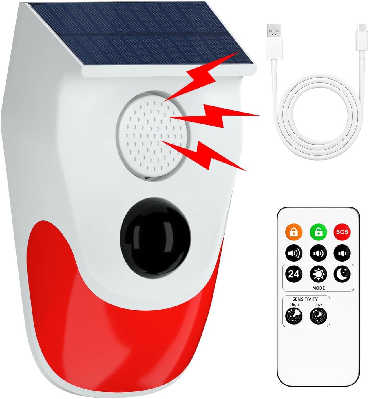 Outdoor Lighting Motion Sensor - Güneş Enerjili Hareket Sensörü Dış Mekan