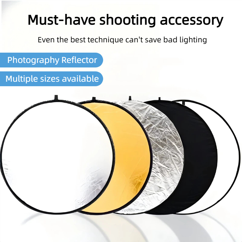 Outdoor Lighting In Photography - 2'si 1 Arada Çift Taraflı Altın