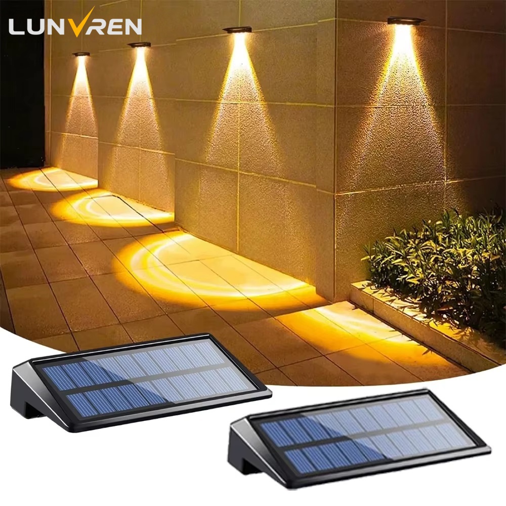 Post Cap Light - 2 paket güneş enerjili duvar ışıkları