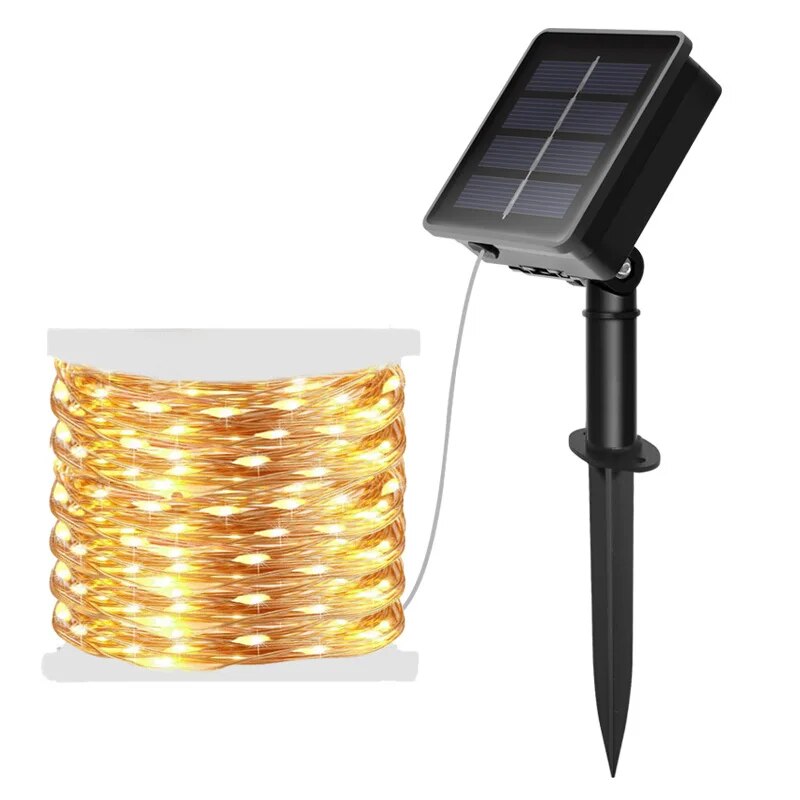 Halo Outdoor Lighting - 100 LED güneş peri su geçirmez