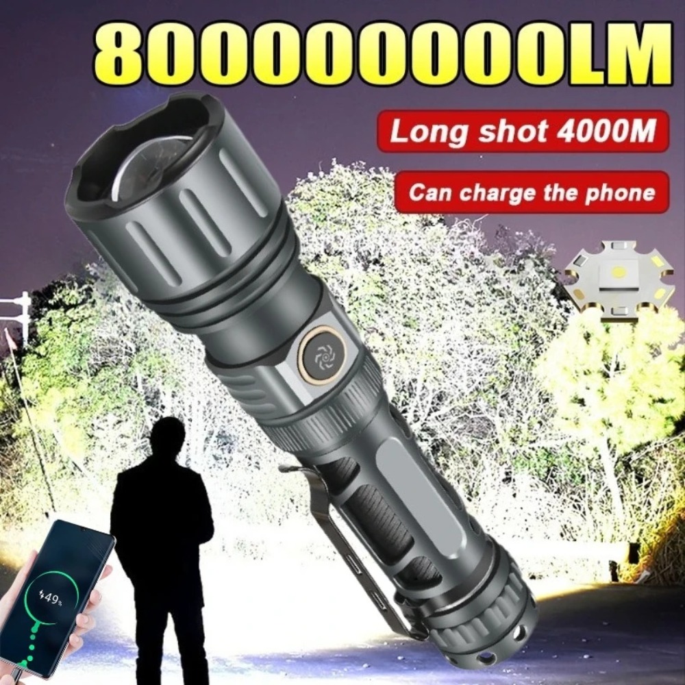Outdoor Lighting Portable - Süper Parlak El Feneri Taşınabilir Şarj