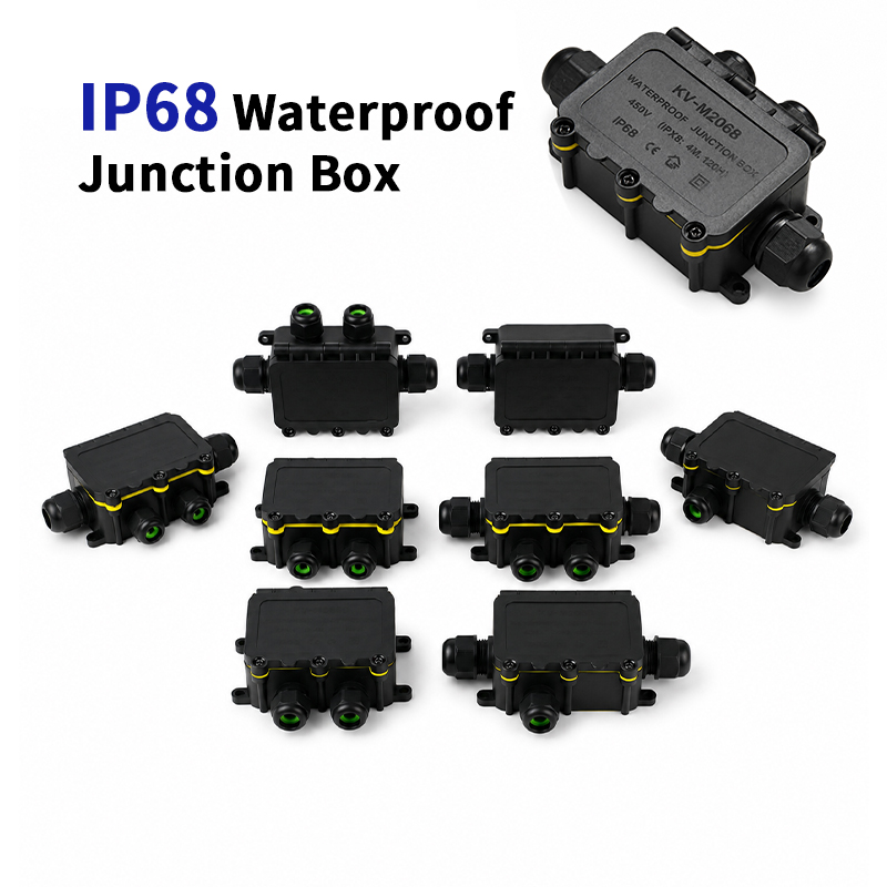 Outdoor Lighting Cable - IP68 Su Geçirmez Bağlantı Kutusu 2-8