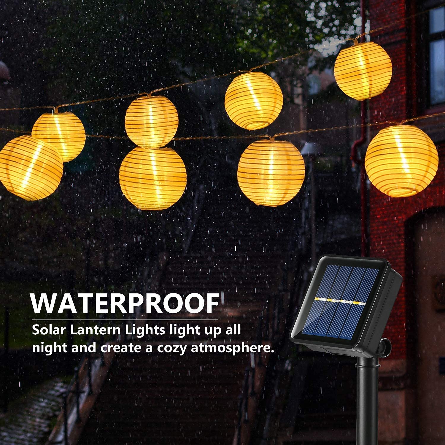 Su geçirmez fener güneş String - Halo Outdoor Lighting incelemesi ve fiyatı