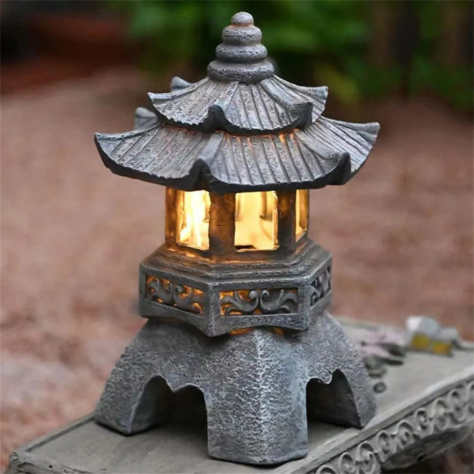 Pagoda Heykelleri Açık Güneş E - Outdoor Lighting Architectural incelemesi ve fiyatı