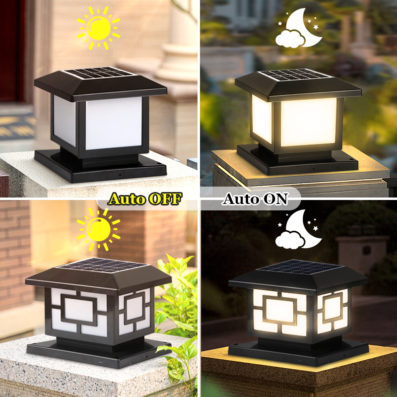 LED Güneş Enerjili Direk Başlı - Post Cap Light incelemesi ve fiyatı