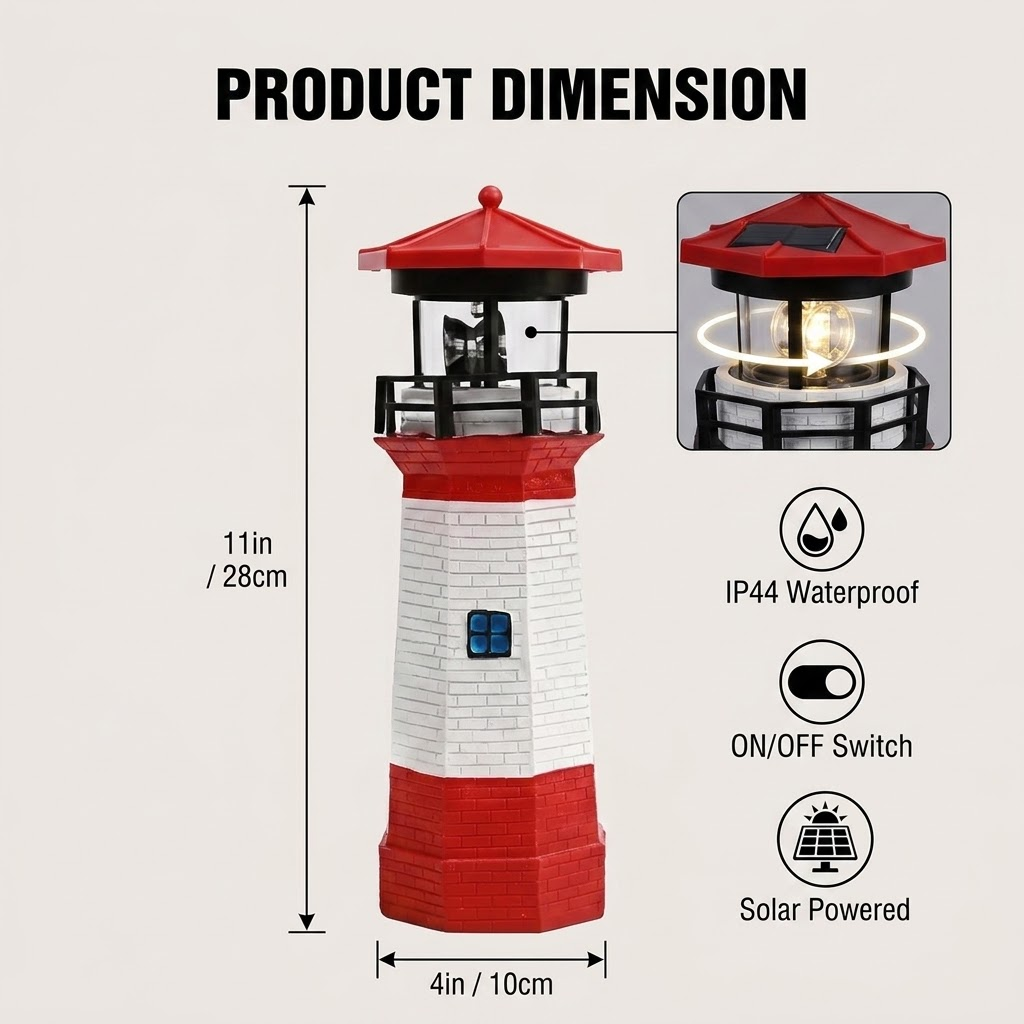 360 Derece Dönen Güneş Enerjil - Outdoor Lighting Dusk To Dawn incelemesi ve fiyatı