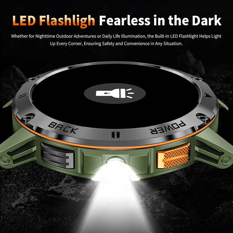 LIGE 400mAh Askeri Sınıf erkek - Outdoor Lighting Ip Rating incelemesi ve fiyatı