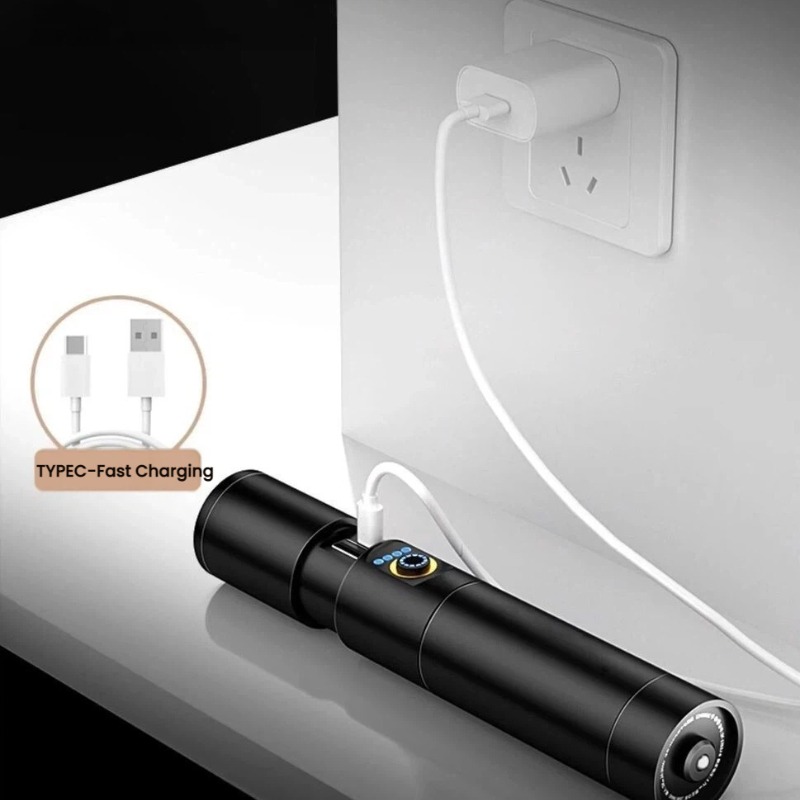 Güçlü Işık LED El Feneri Tip-C - Outdoor Lighting Portable incelemesi ve fiyatı