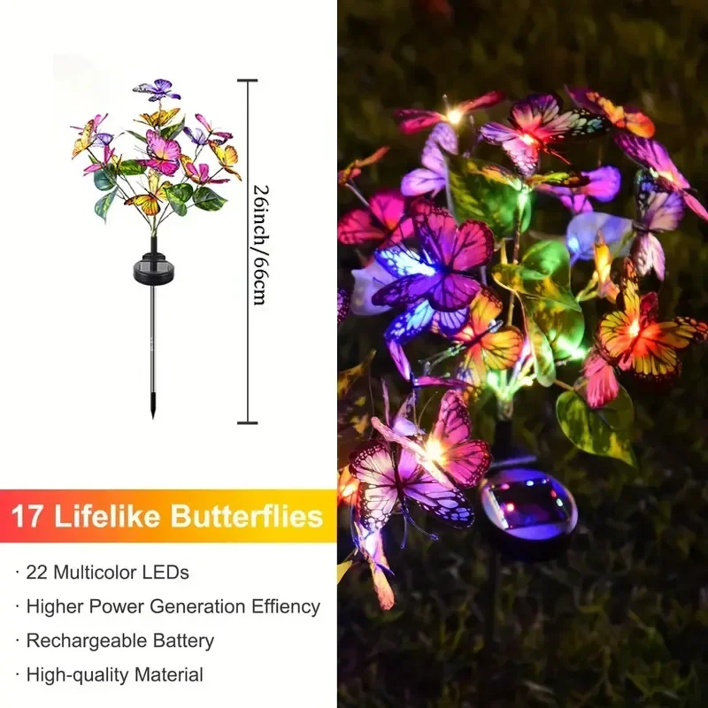 Güneş LED Kelebek Bahçe Işıkla - Outdoor Lighting Xmas incelemesi ve fiyatı