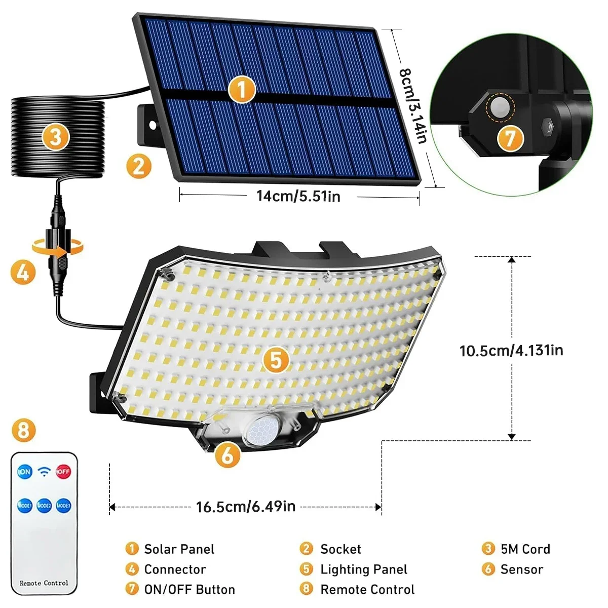 234LED Güneş Enerjili Dış Meka - Outdoor Lighting Motion Sensor incelemesi ve fiyatı