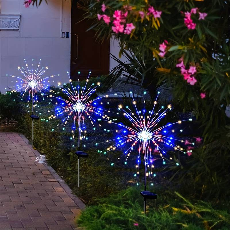 Güneş havai fişek ışıkları açı - Outdoor Lighting Ground incelemesi ve fiyatı