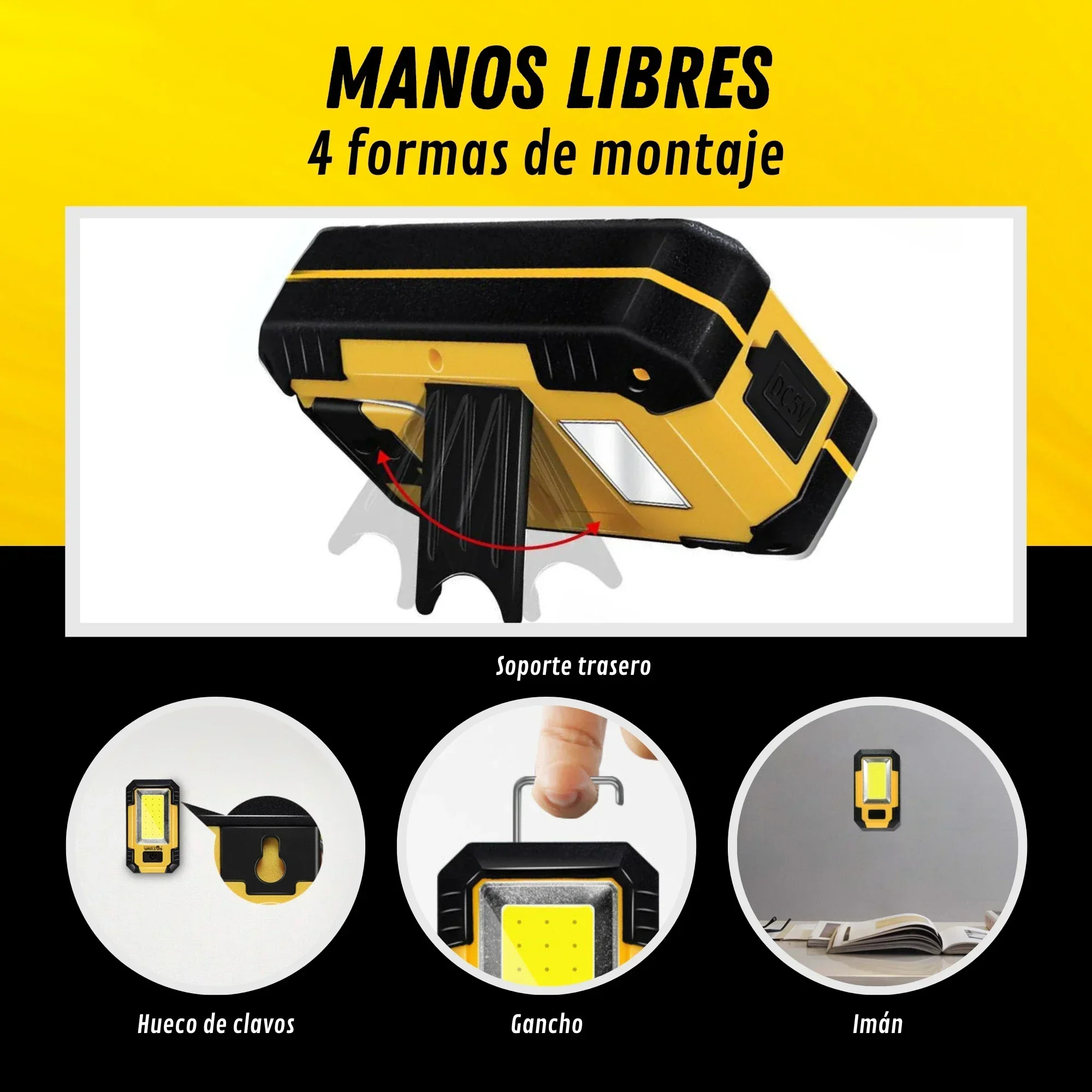 Şarj Edilebilir 4000mAh Çalışm - Outdoor Lighting Hooks incelemesi ve fiyatı