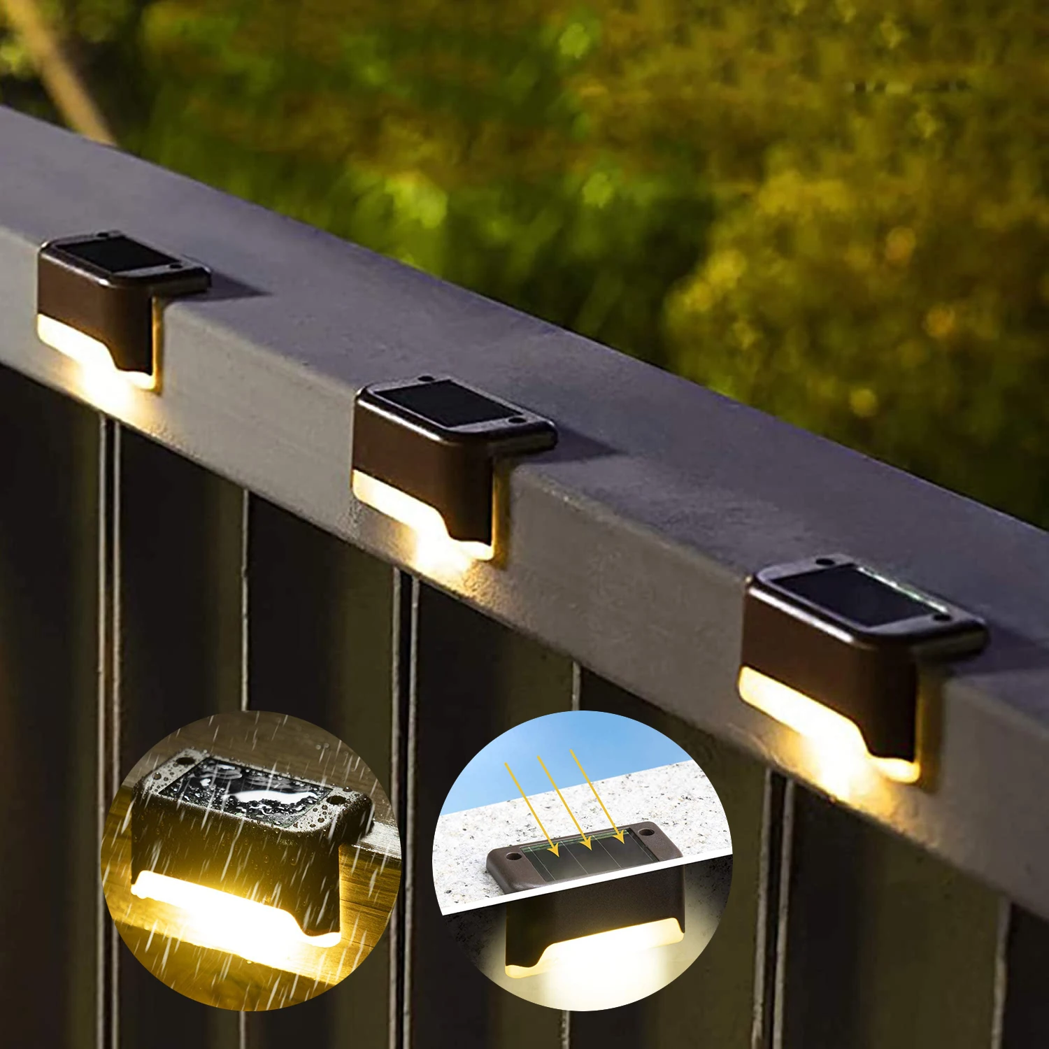 1/4/8/12/adet güneş LED ışıkla - Post Cap Light incelemesi ve fiyatı