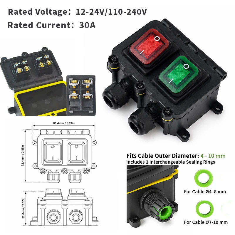 IP68 Su Geçirmez Hat İçi Kablo - Outdoor Lighting Options incelemesi ve fiyatı