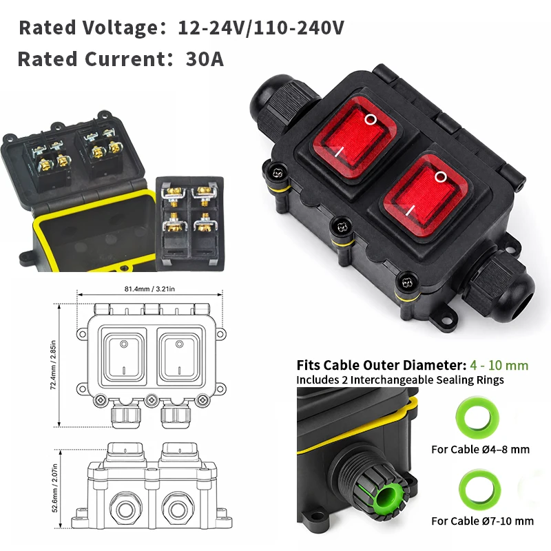 IP68 Su Geçirmez Hat İçi Kablo - Outdoor Lighting Options incelemesi ve fiyatı