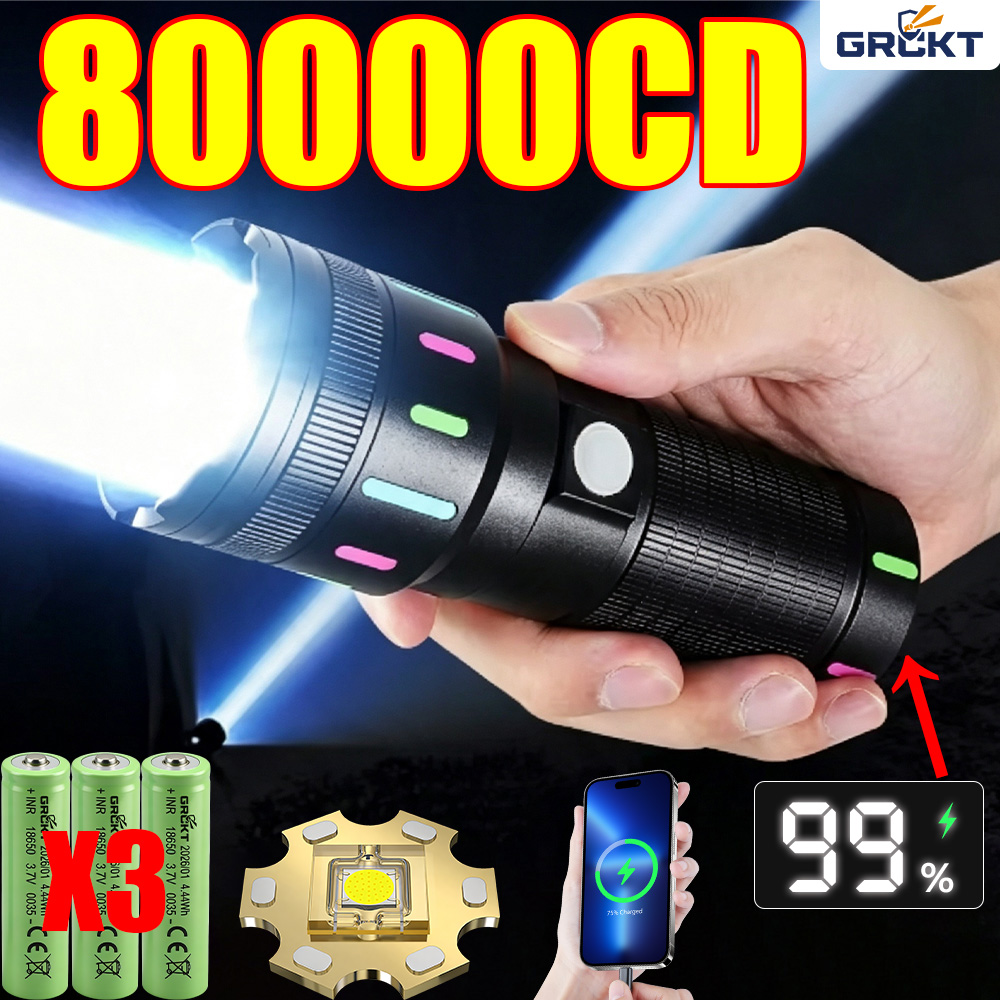 80000CD En Güçlü LED El Feneri - Outdoor Lighting Brands incelemesi ve fiyatı