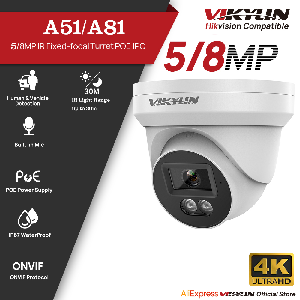 VIKYLIN 5/8MP HD IP Güvenlik K - Outdoor Lighting No Electricity incelemesi ve fiyatı