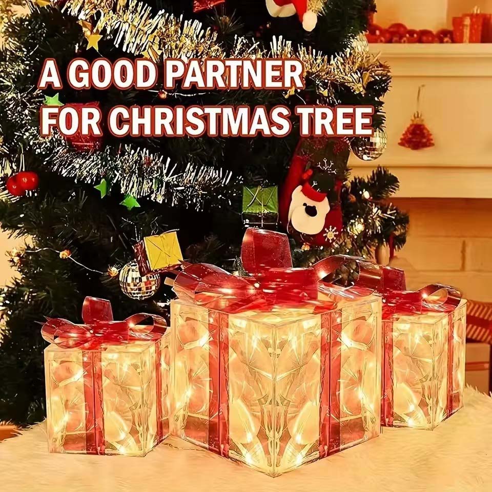 2026 Noel Işıklı Hediye Kutusu - Outdoor Lighting Xmas incelemesi ve fiyatı