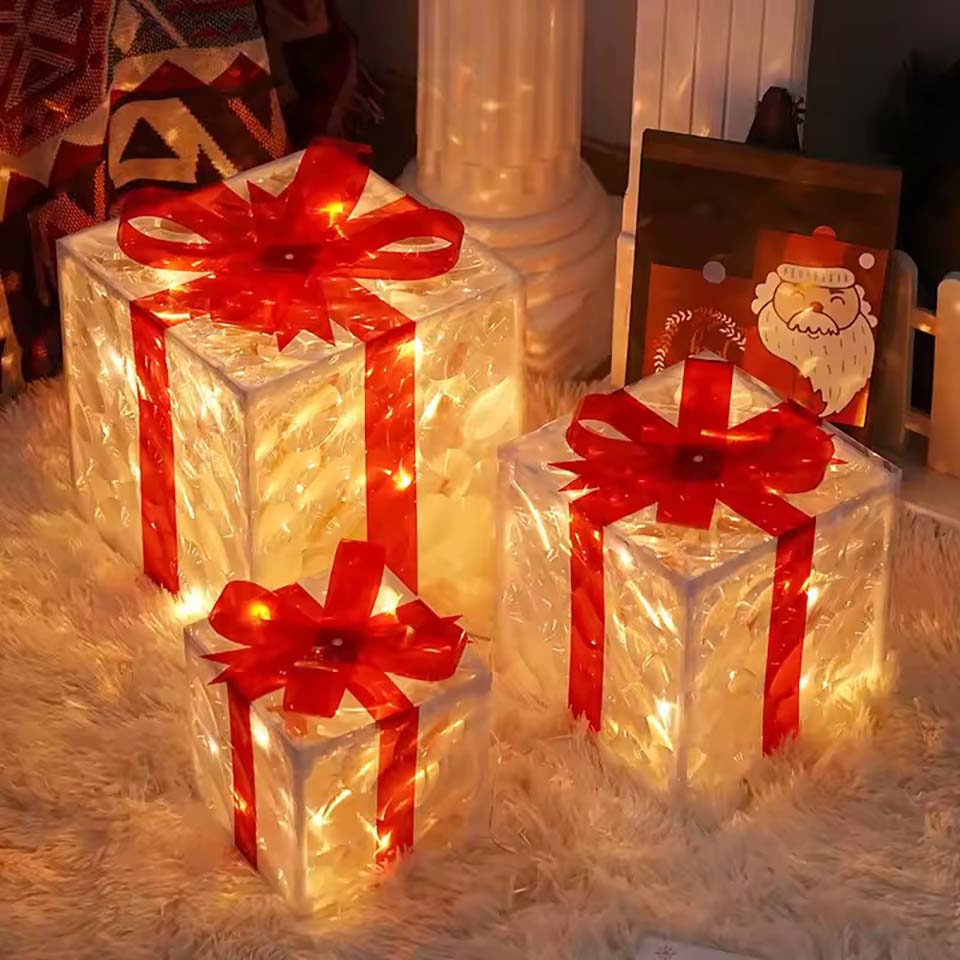 2026 Noel Işıklı Hediye Kutusu - Outdoor Lighting Xmas incelemesi ve fiyatı