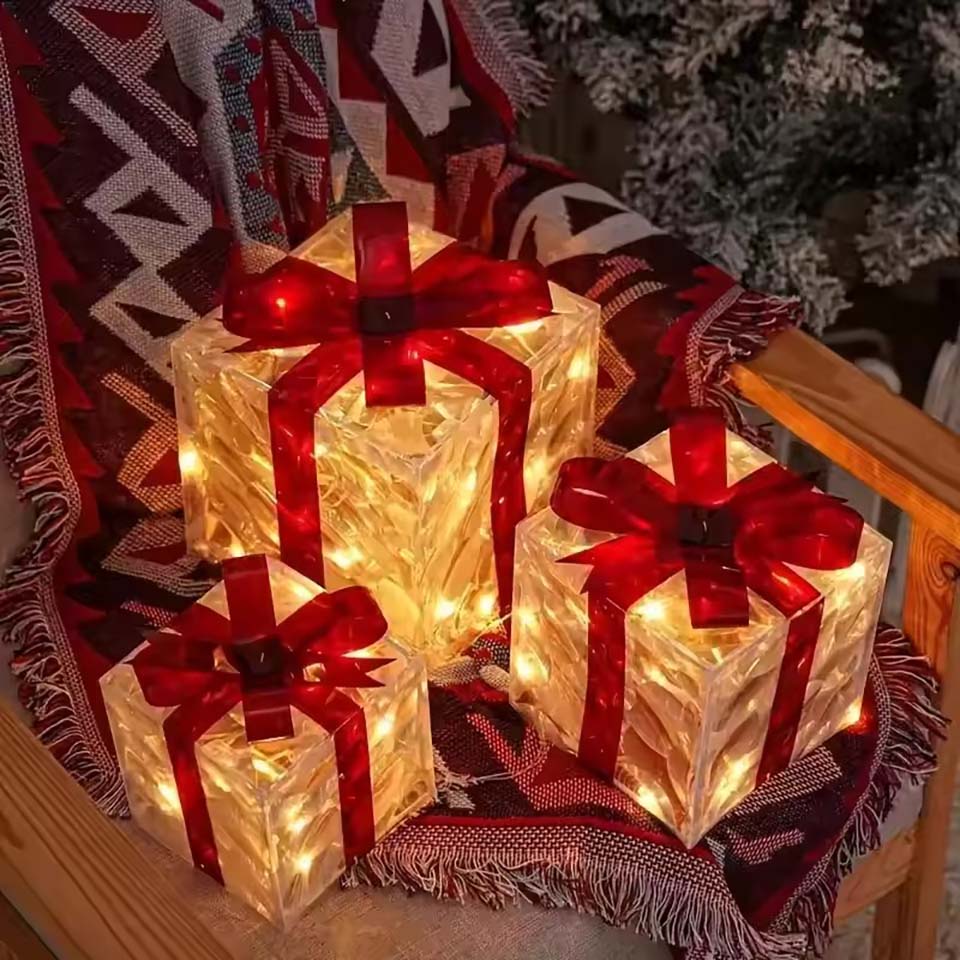 2026 Noel Işıklı Hediye Kutusu - Outdoor Lighting Xmas incelemesi ve fiyatı