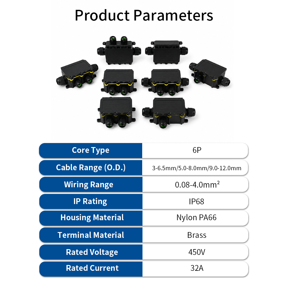 IP68 Su Geçirmez Bağlantı Kutu - Outdoor Lighting Cable incelemesi ve fiyatı