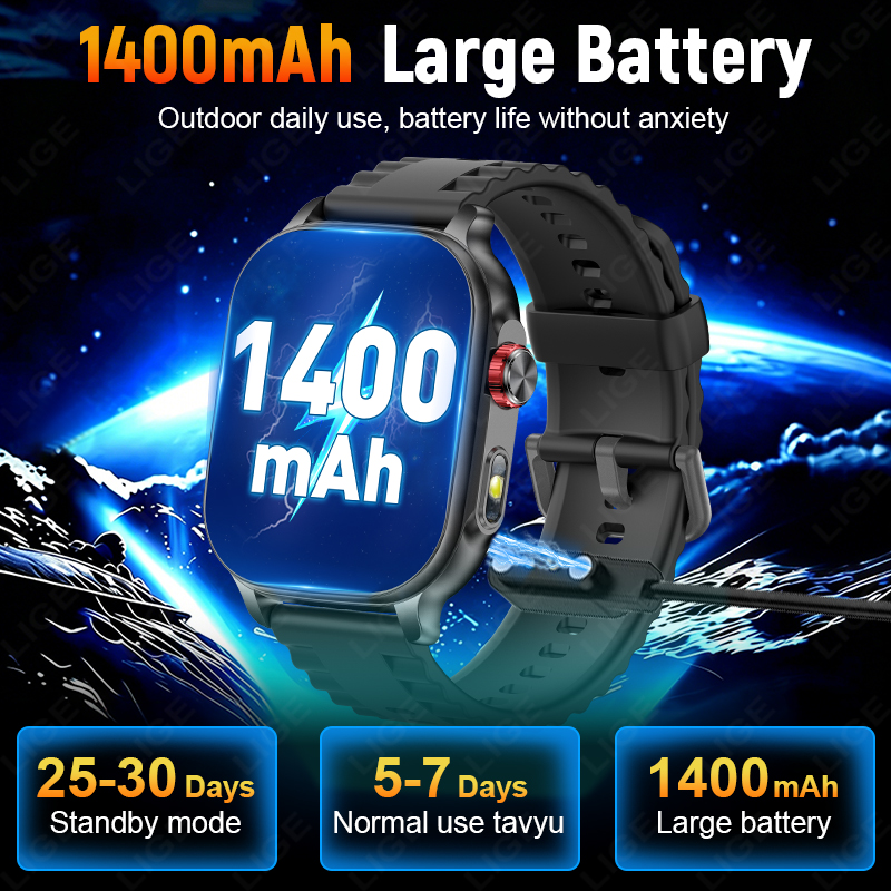 LIGE 2026 Askeri 1400mAh Pil A - Outdoor Lighting Ip Rating incelemesi ve fiyatı